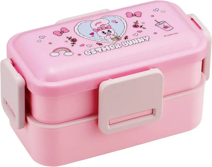 Skater Fluffy Serving Lunch Box 1 Tier Dishwasher Microwave Safe - 600ml - 4973307715198