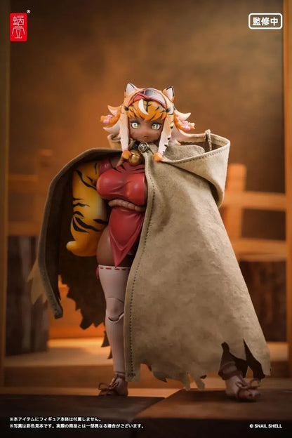 Snail Shell Snail Shell Weathering Hooded Cloak Doll Outfit
