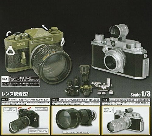 Japan Three-dimensional Camera Directory Canon Miniature Collection Set Of 5