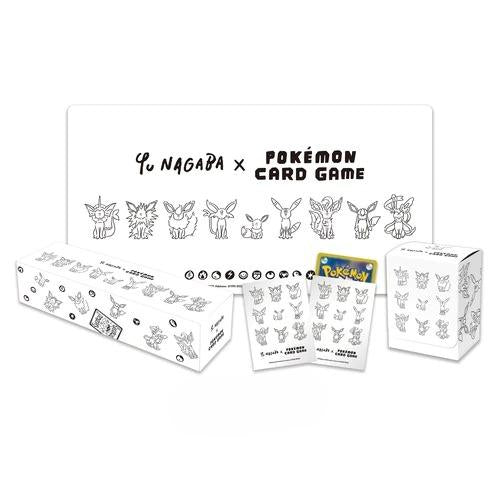ポケモンカードゲーム yu nagaba special box Pokemon Eevee Special Box Yu Nagaba Collaboration Card Game Set