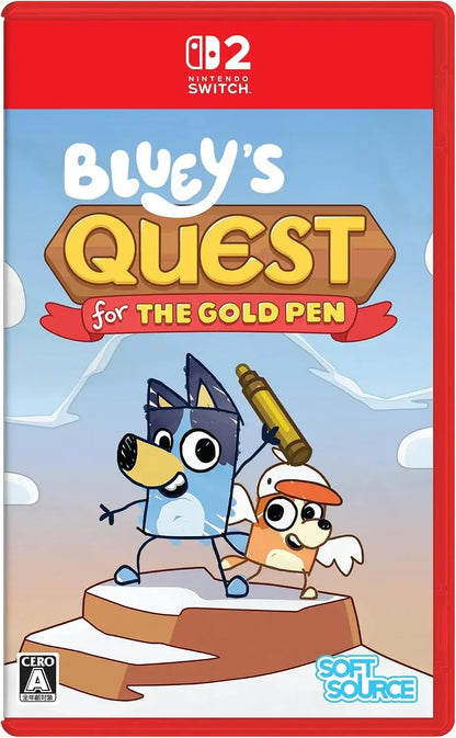 Soft Source Blueys Quest for the Gold Pen Nintendo Switch Game
