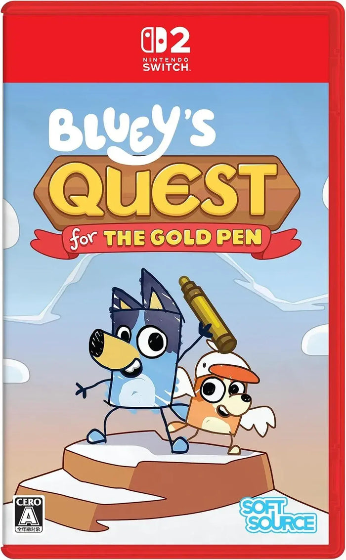 Soft Source Blueys Quest for the Gold Pen Nintendo Switch Game