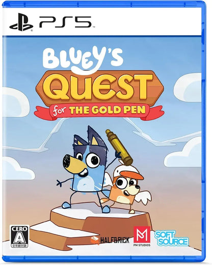 Soft Source Blueys Quest for the Gold Pen Nintendo Switch Game - Ps5 - 4573591752062