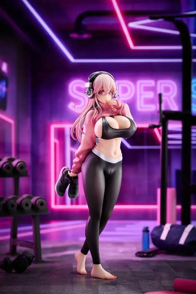 Solarain Super Sonico Exercise Ver Figure 16 Scale PVC Paint Finish