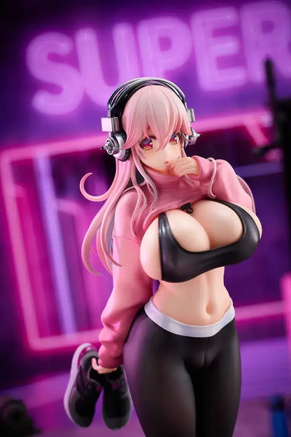 Solarain Super Sonico Exercise Ver Figure 16 Scale PVC Paint Finish