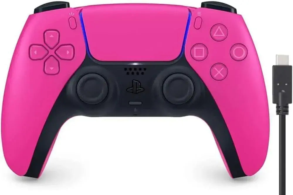 Sony Interactive Entertainment DualSense Wireless Controller - Nova Pink Amazon Exclusive 3m Cable - 2200630125601