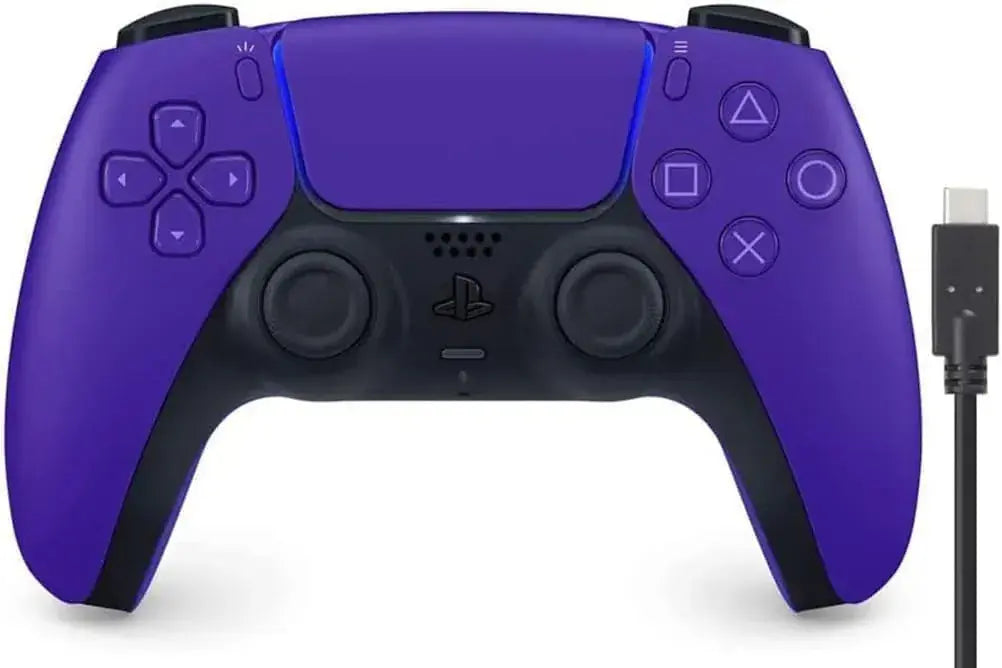 Sony Interactive Entertainment DualSense Wireless Controller - Galactic Purple Amazon Exclusive 3m Cable - 2200630125618