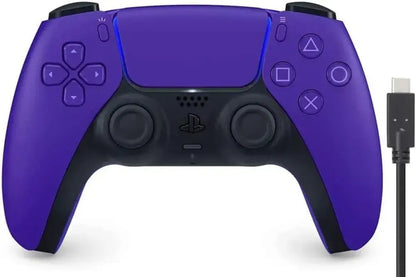 Sony Interactive Entertainment DualSense Wireless Controller - Galactic Purple Amazon Exclusive 3m Cable - 2200630125618