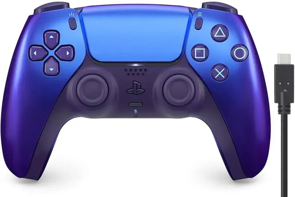 Sony Interactive Entertainment DualSense Wireless Controller - Chroma Indigo, Amazon Exclusive, 3m Cable - 2200630125656