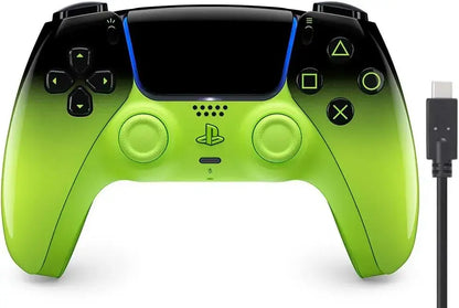 Sony Interactive Entertainment DualSense Wireless Controller - Remix Green Amazon Exclusive 3m Cable - 2200630125724