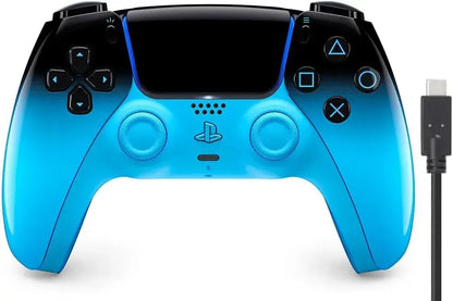 Sony Interactive Entertainment DualSense Wireless Controller - Rhythm Blue Amazon Exclusive 3m Cable - 2200630125731
