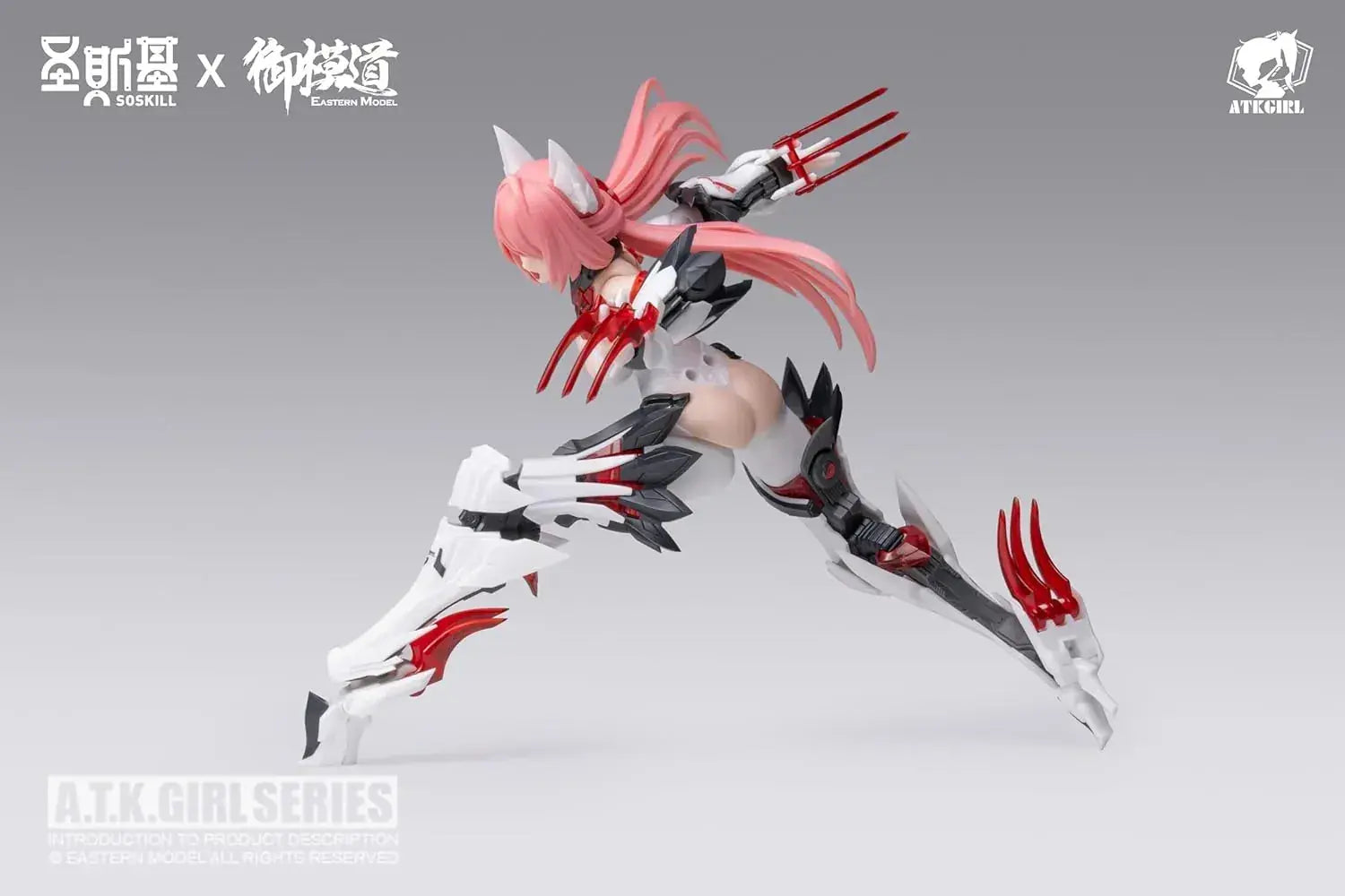 Soskill Nine Fox Dakki Plastic Model Kit 1 12 Scale