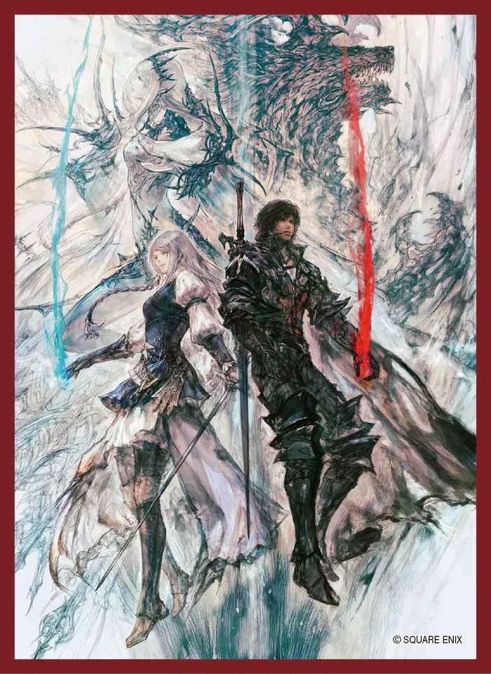 Square Enix Final Fantasy Card Sleeves Thinking of Fire Ice