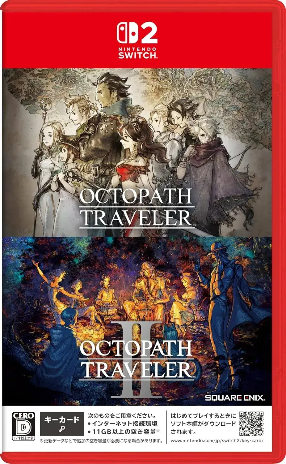 Square Enix Octopath Traveler 1 and 2 Bundle for Switch 2