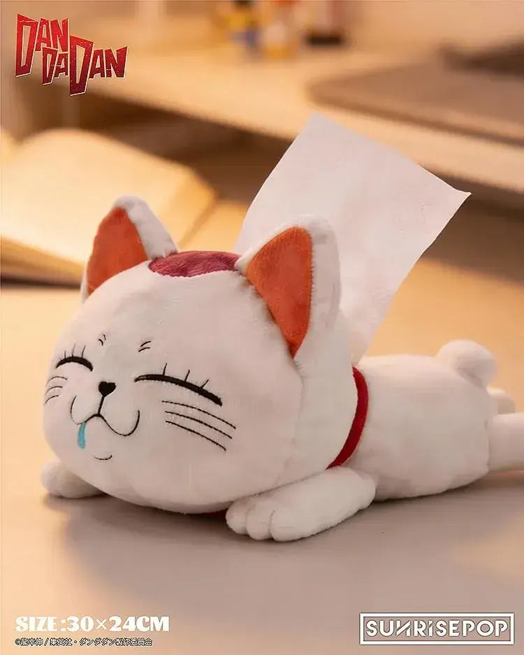 Sunrisepop Dandadan Turbo Granny Tissue Box Plush Polyester