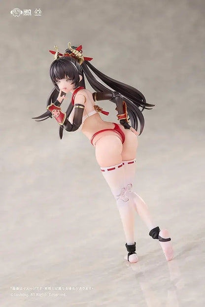Sushing Sakura Uedo Battle Shrine Maiden Action Figure