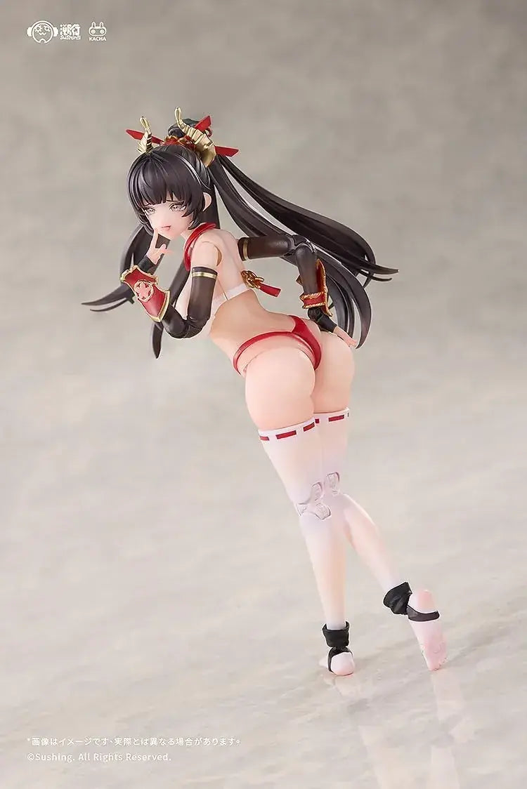 Sushing Sakura Uedo Battle Shrine Maiden Action Figure
