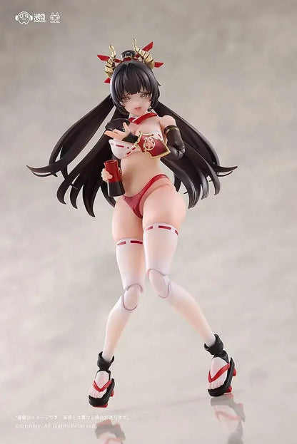 Sushing Sakura Uedo Battle Shrine Maiden Action Figure