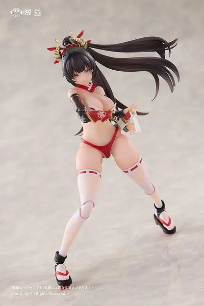 Sushing Sakura Uedo Battle Shrine Maiden Action Figure