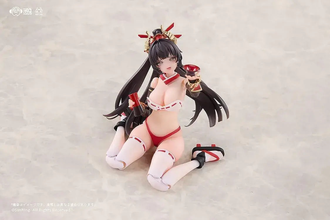 Sushing Sakura Uedo Battle Shrine Maiden Action Figure