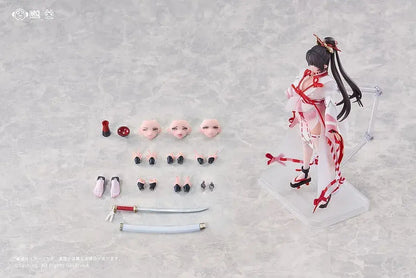 Sushing Sakura Uedo Battle Shrine Maiden Action Figure