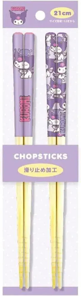 T's Factory Bamboo Chopsticks Sanrio Pair Chopsticks - Chrome - 4548626177486