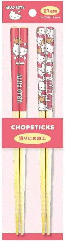 T's Factory Bamboo Chopsticks Sanrio Pair Chopsticks - Hello Kitty - 4548626177462