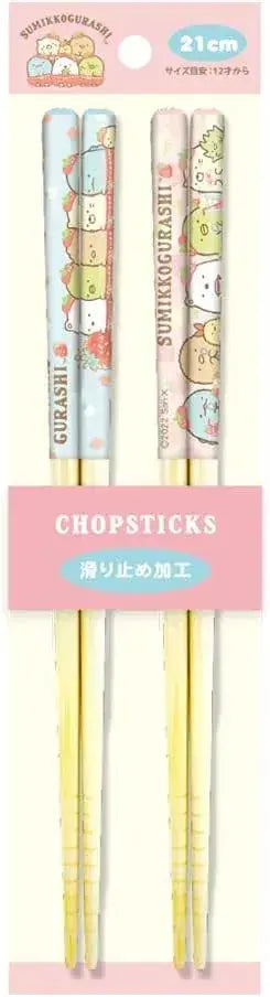 T's Factory Bamboo Chopsticks Sanrio Pair Chopsticks - Strawberry Fair Sumikko Gurashi - 4548626177448