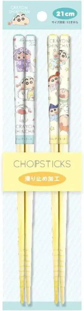 T's Factory Bamboo Chopsticks Sanrio Pair Chopsticks - Pajama Time-Crayon Shin Chan - 4548626177431