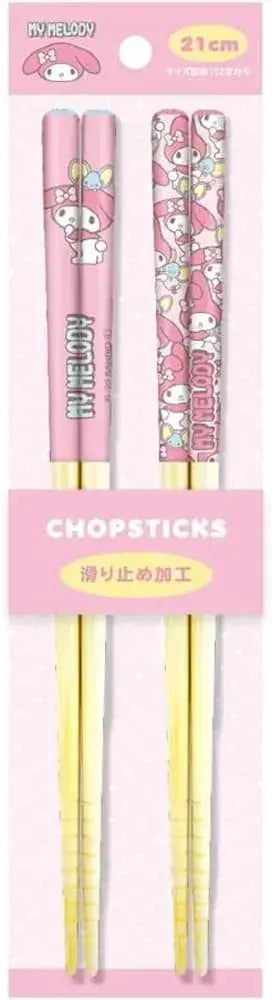 T's Factory Bamboo Chopsticks Sanrio Pair Chopsticks - My Melody - 4548626177479
