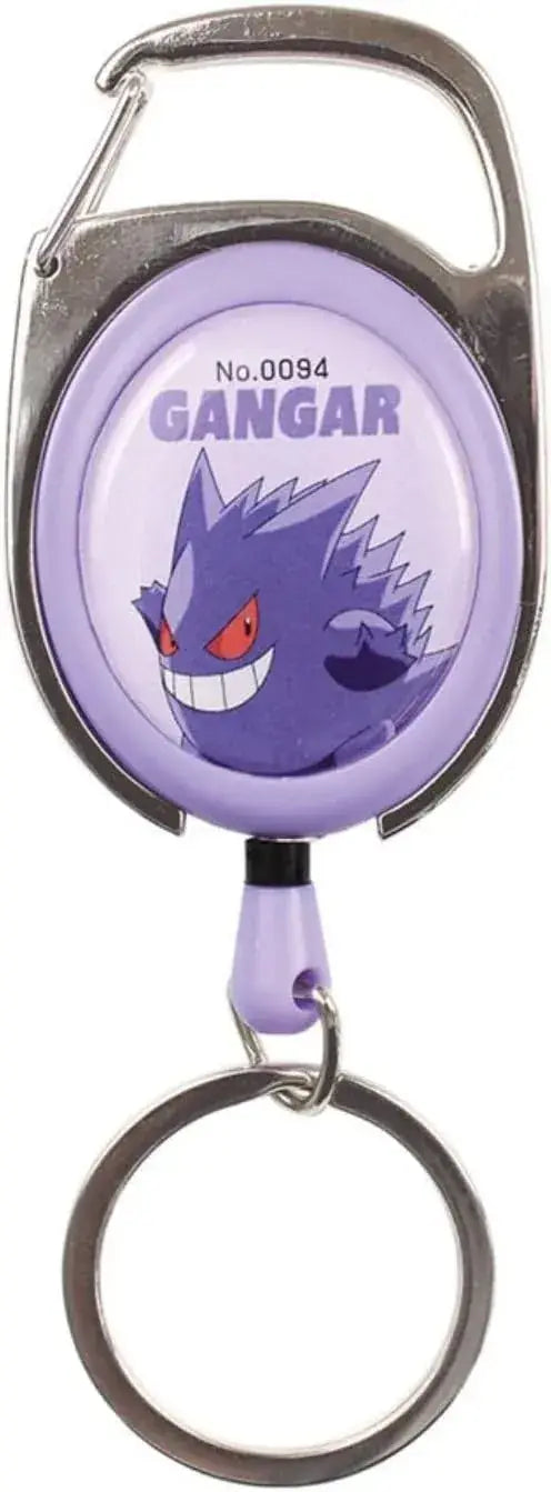 T's Factory Pokemon Character Reel Keychain Accessory - Gengar - 4548626280346