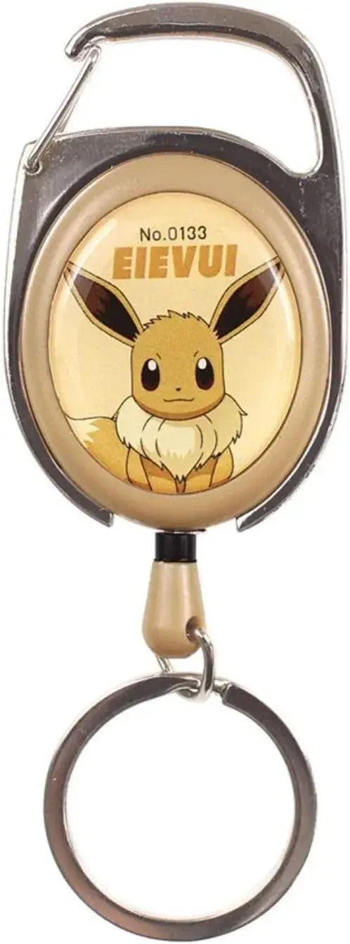 T's Factory Pokemon Character Reel Keychain Accessory - Eevee H101xW36xD12mm - 4548626280353
