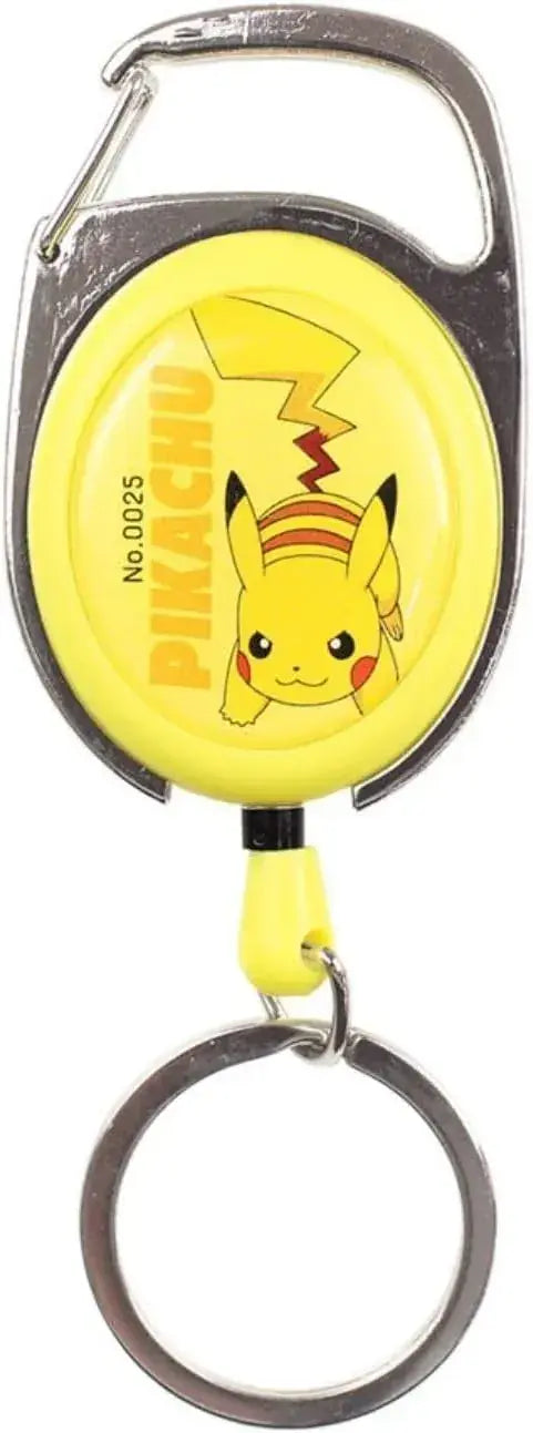 T's Factory Pokemon Character Reel Keychain Accessory - Pikachu 101x36x12mm - 4548626280322