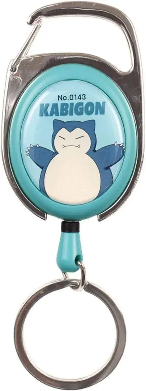 T's Factory Pokemon Character Reel Keychain Accessory - Snorlax - 4548626280360