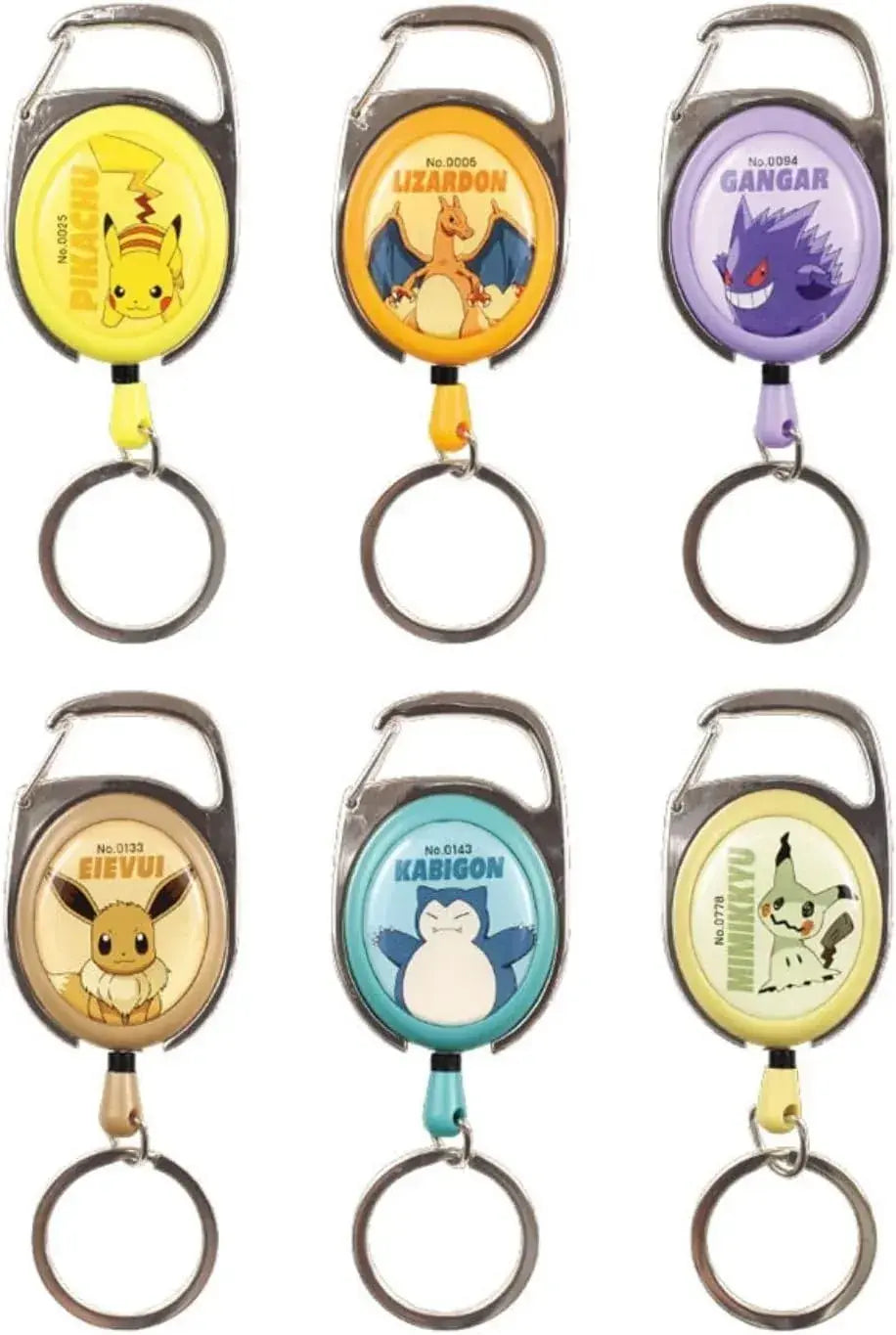 T's Factory Pokemon Character Reel Keychain Accessory