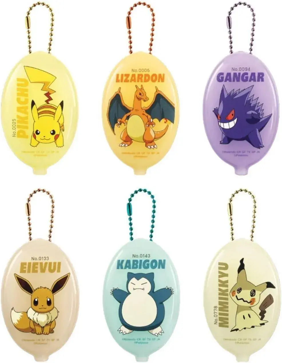 T's Factory Pokemon Rubber Coin Case