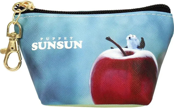 T's Factory Puppetooth Triangle Mini Pouch Apple