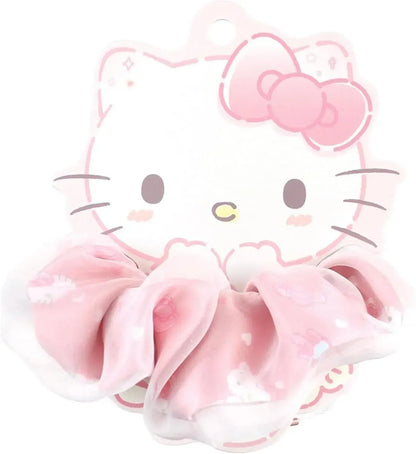 T'S Factory Sanrio Cinnamoroll Layered Scrunchie - Hello Kitty 110x40mm - 4548626229383