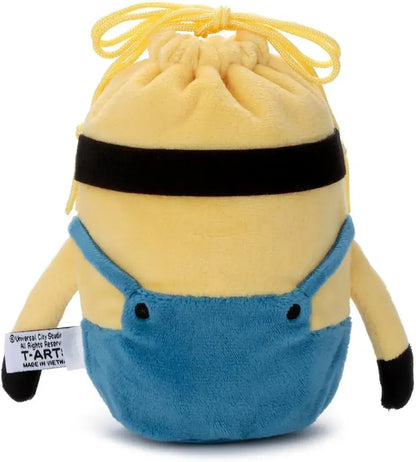 Takara Tomy Arts Minions Bob Plush Drawstring Pouch 17cm