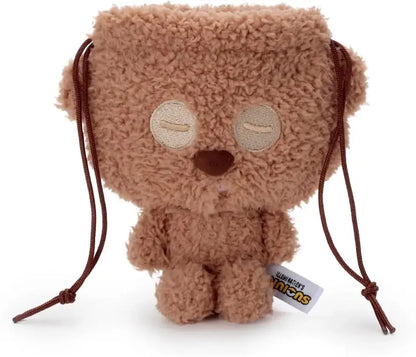 Takara Tomy Arts Minions Tim Plush Drawstring Pouch 15cm