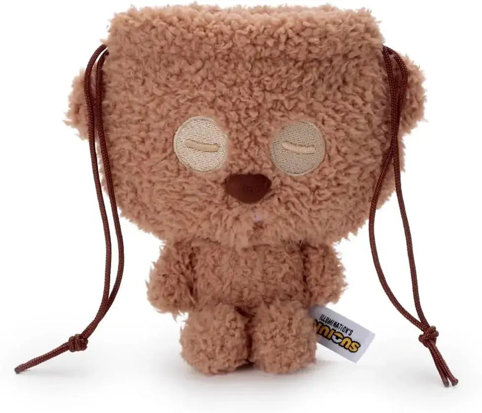 Takara Tomy Arts Minions Tim Plush Drawstring Pouch 15cm
