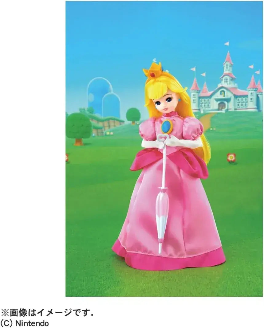 Takara Tomy Licca chan Princess Peach Dress Doll Pretend Play