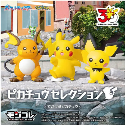 Takara Tomy Pokemon 30th Anniversary Moncolle Pikachu Set