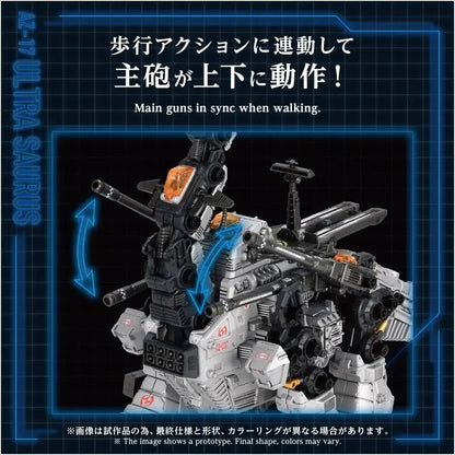 Takara Tomy Zoids AZ17 Ultrasaurus Color Coded Plastic Kit