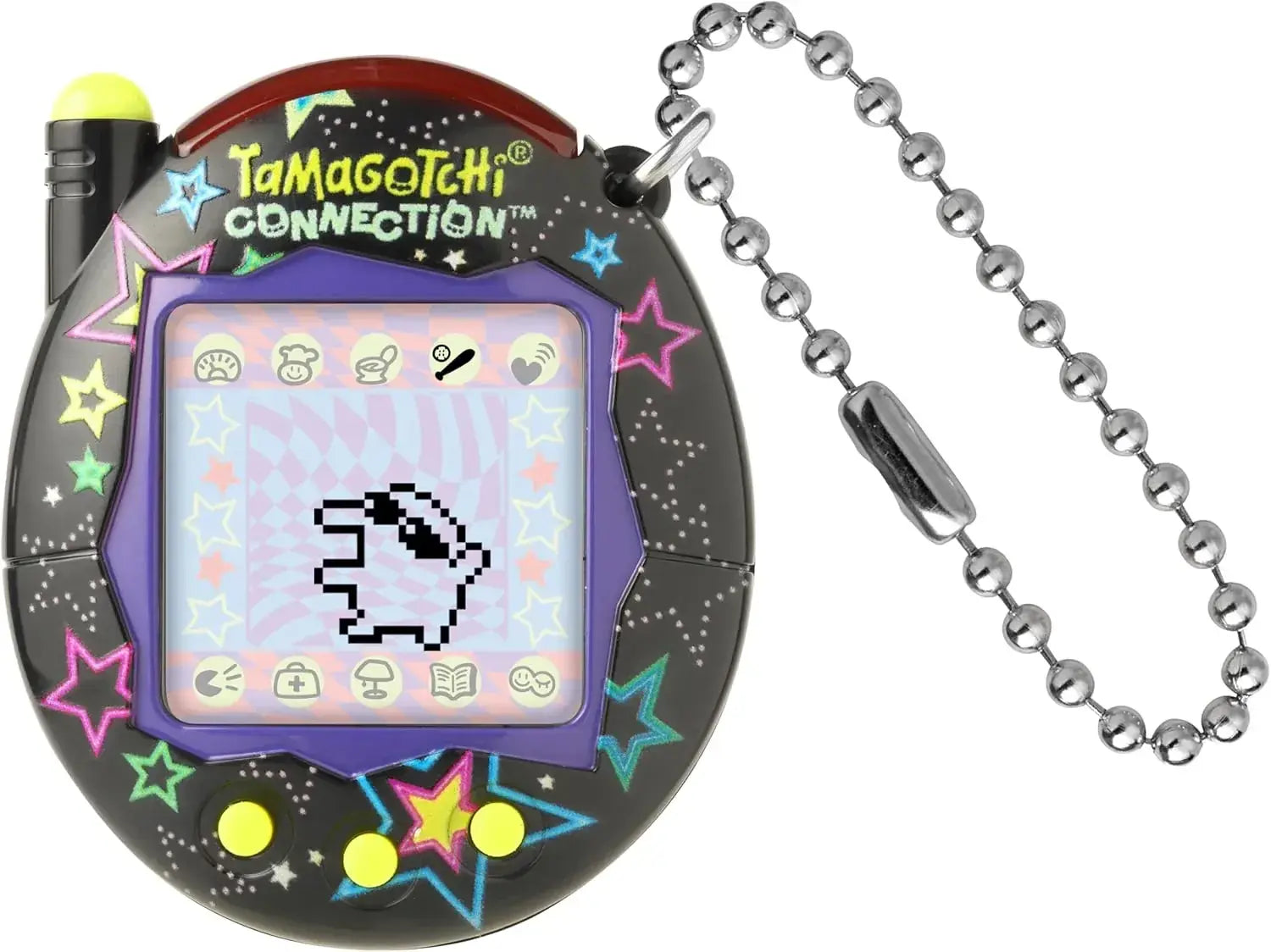 Tamagotchi Connection Neon Star Virtual Pet Toy Digital Game
