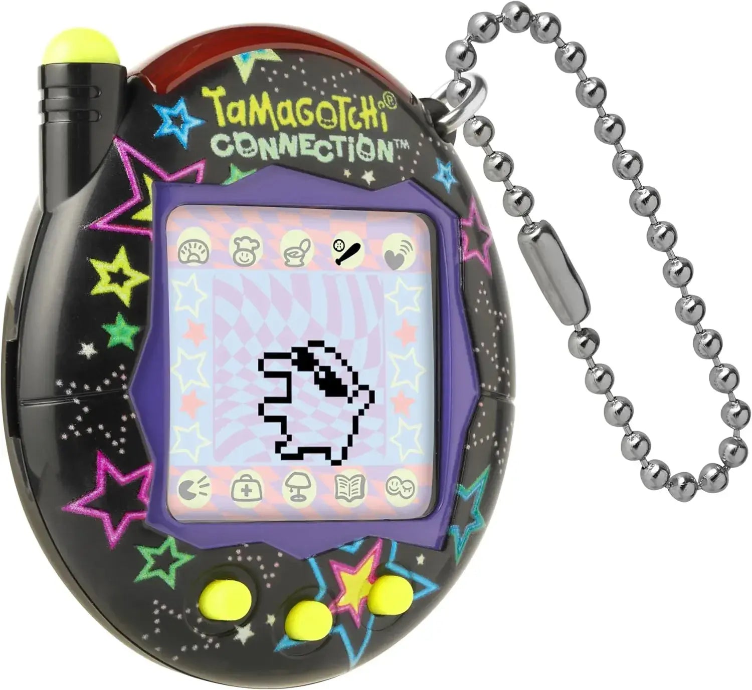 Tamagotchi Connection Neon Star Virtual Pet Toy Digital Game