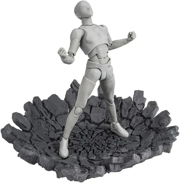 Tamashii Nations Effect Impact Gray Pre Painted ABS Figure