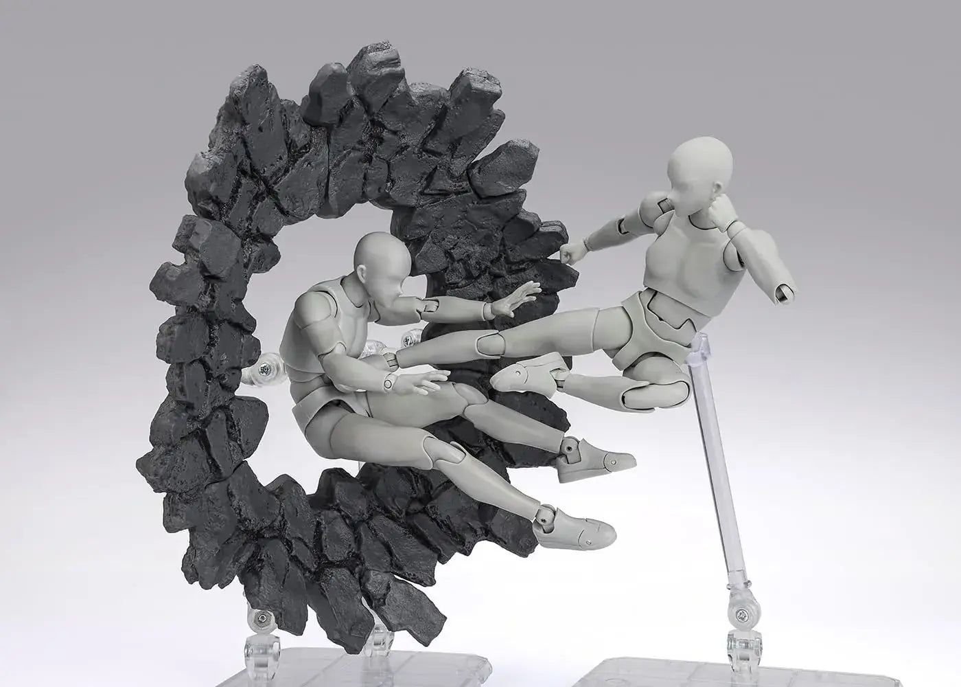 Tamashii Nations Effect Impact Gray Pre Painted ABS Figure