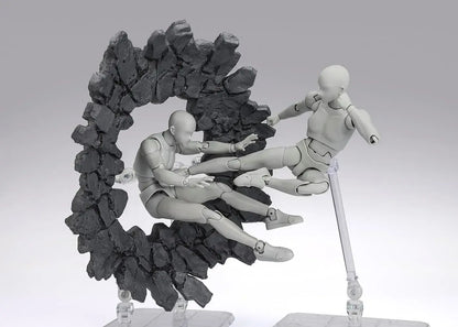 Tamashii Nations Effect Impact Gray Pre Painted ABS Figure