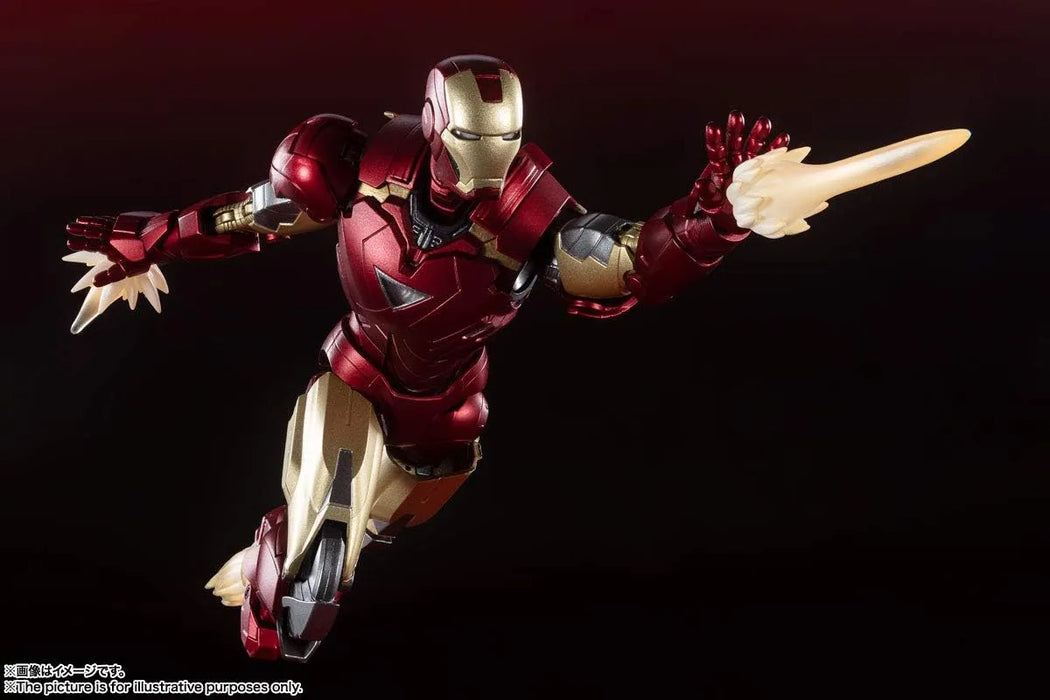 Tamashii Nations Iron Man Mark 6 Battle Damage Edition Figure PVC